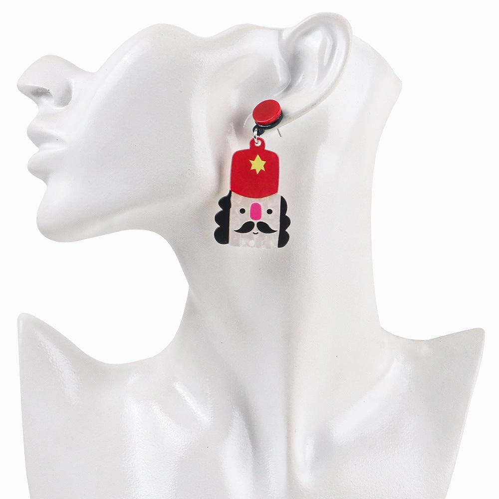 Wholesale Christmas Collection Hats Boots Acrylic Earrings