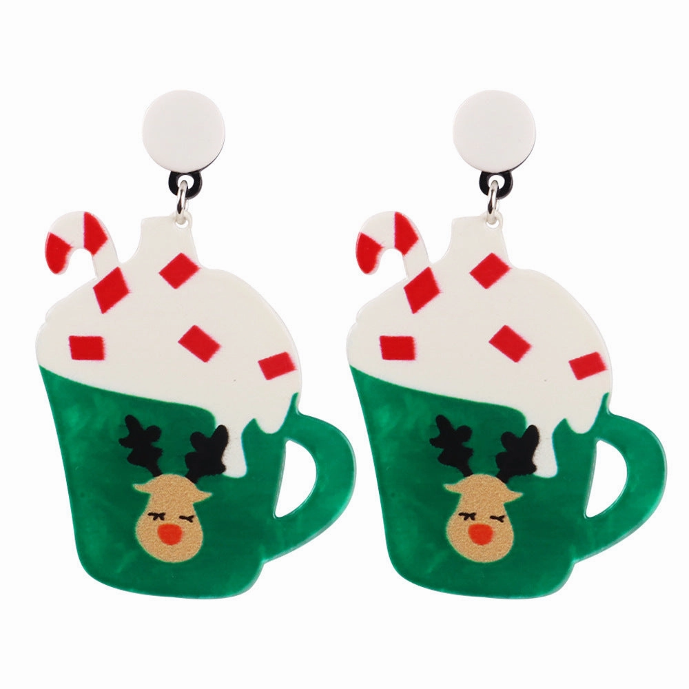 Wholesale Christmas Collection Hats Boots Acrylic Earrings