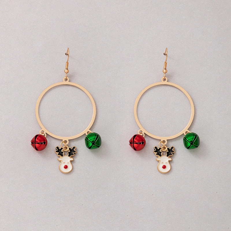 Wholesale Christmas Colorful Pearl Earrings