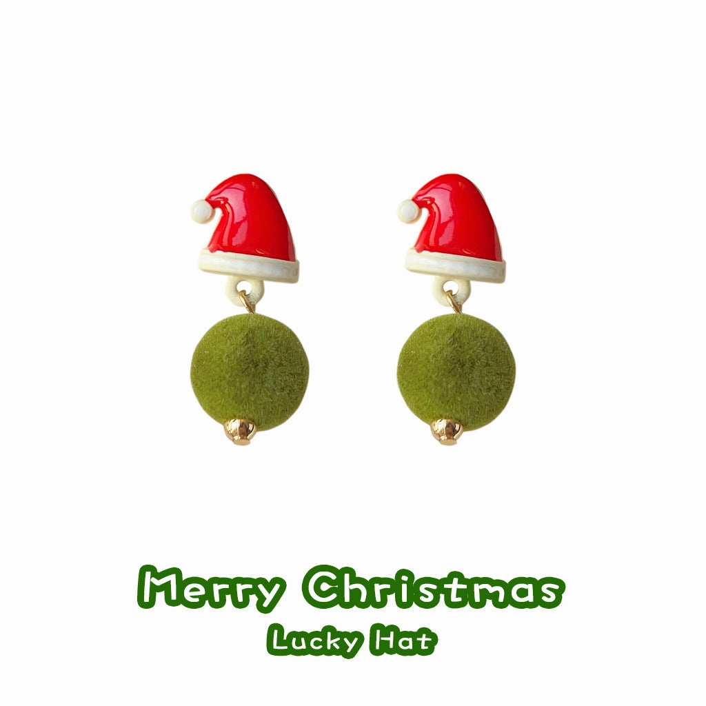 Wholesale Christmas Copper Earrings