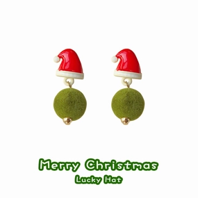 Wholesale Christmas Copper Earrings