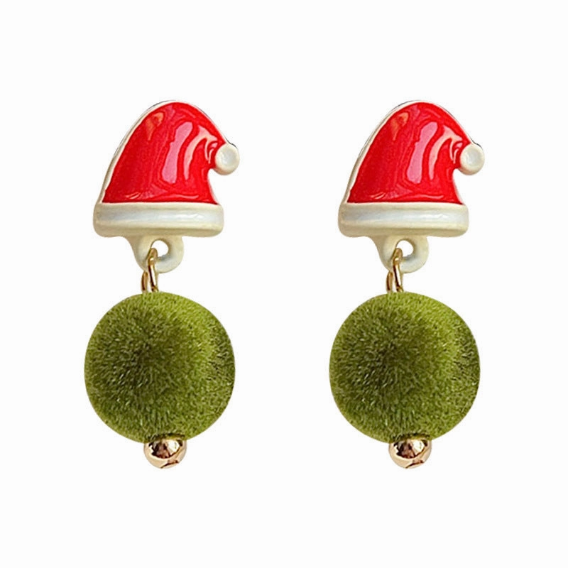 Wholesale Christmas Copper Earrings