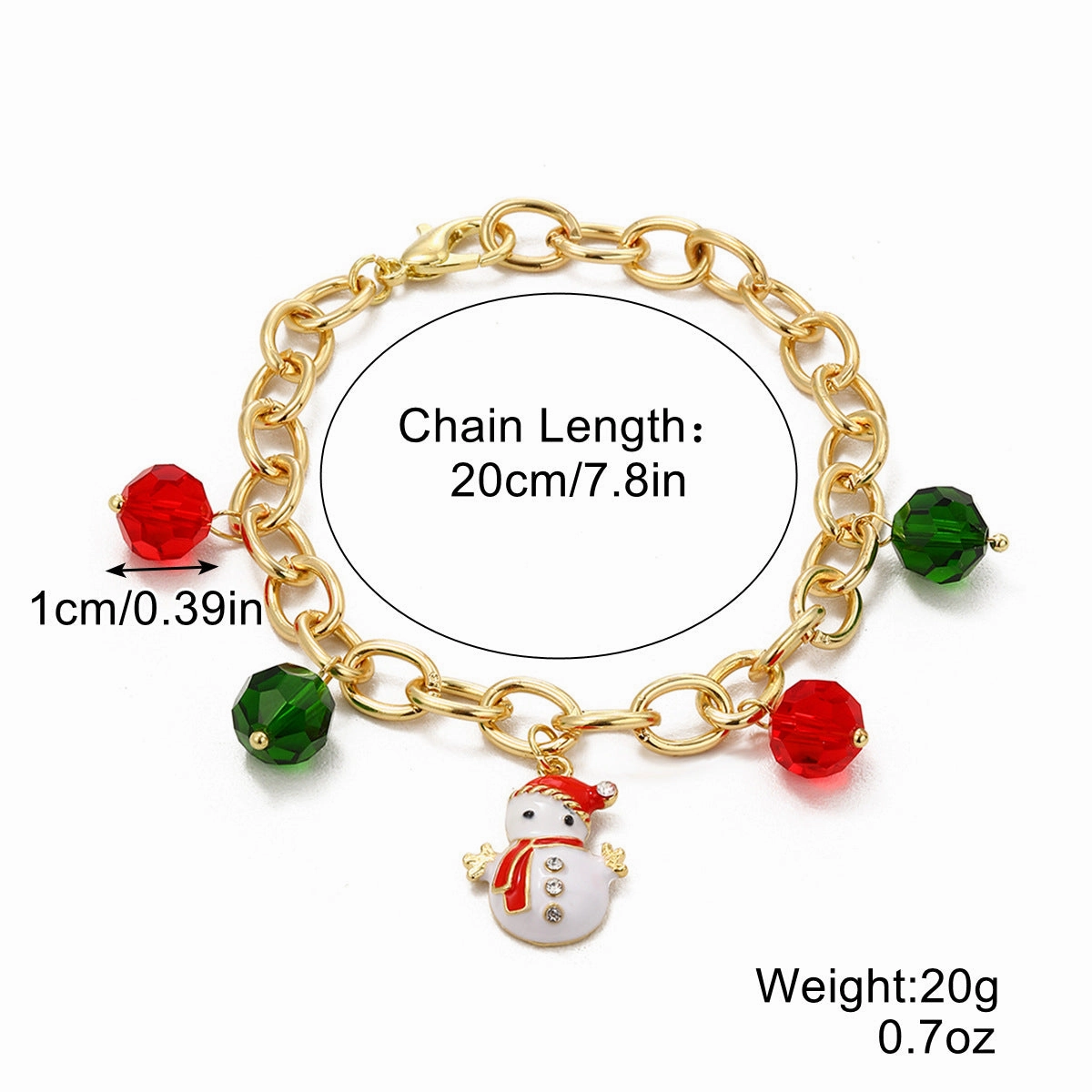 Wholesale Christmas Crystal Alloy Bracelet