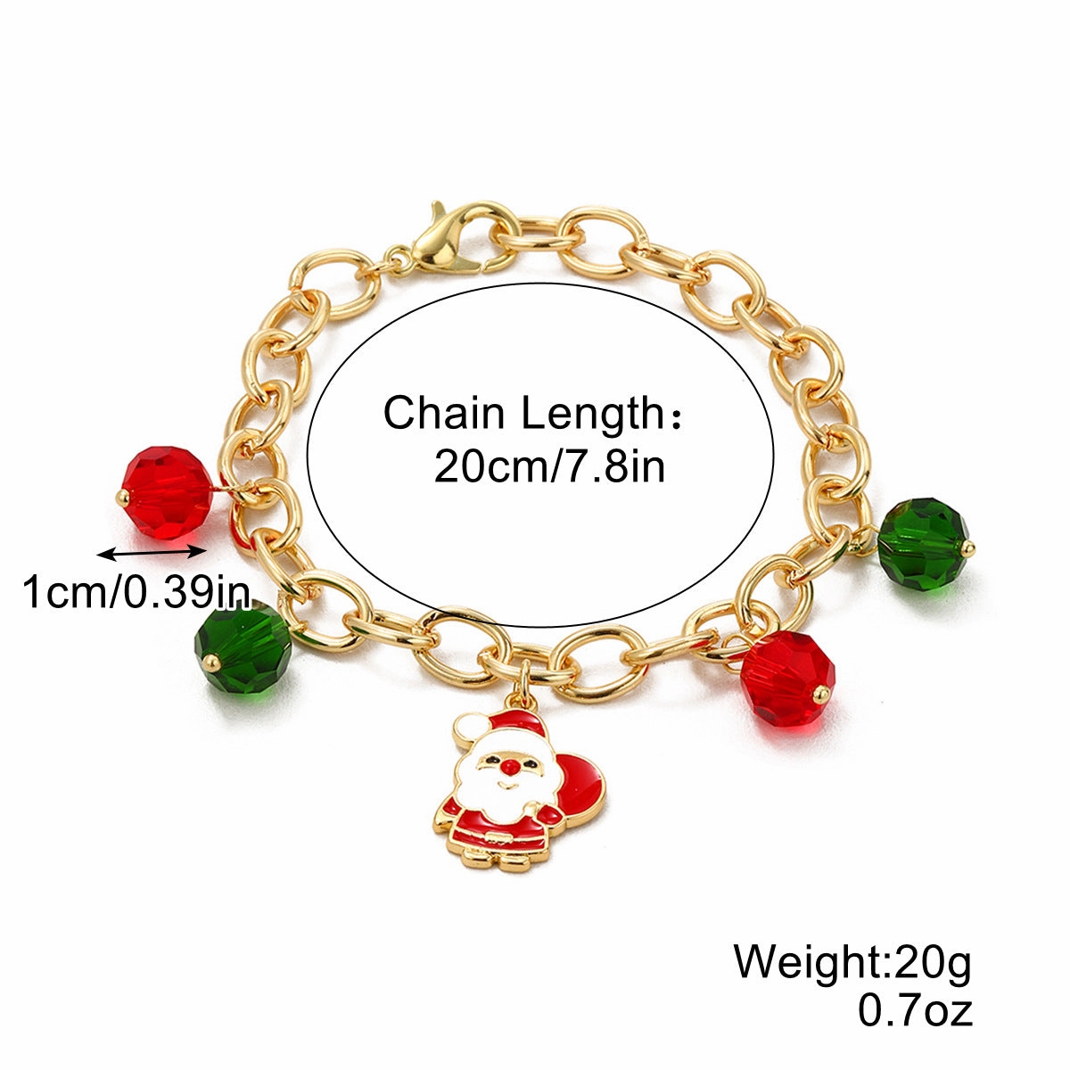 Wholesale Christmas Crystal Alloy Bracelet