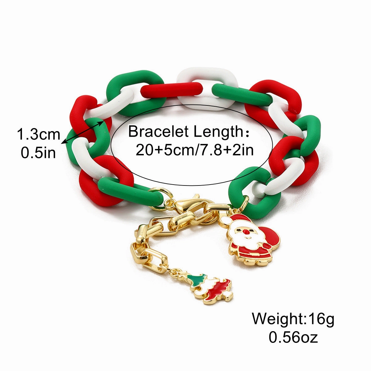 Wholesale Christmas Crystal Alloy Bracelet