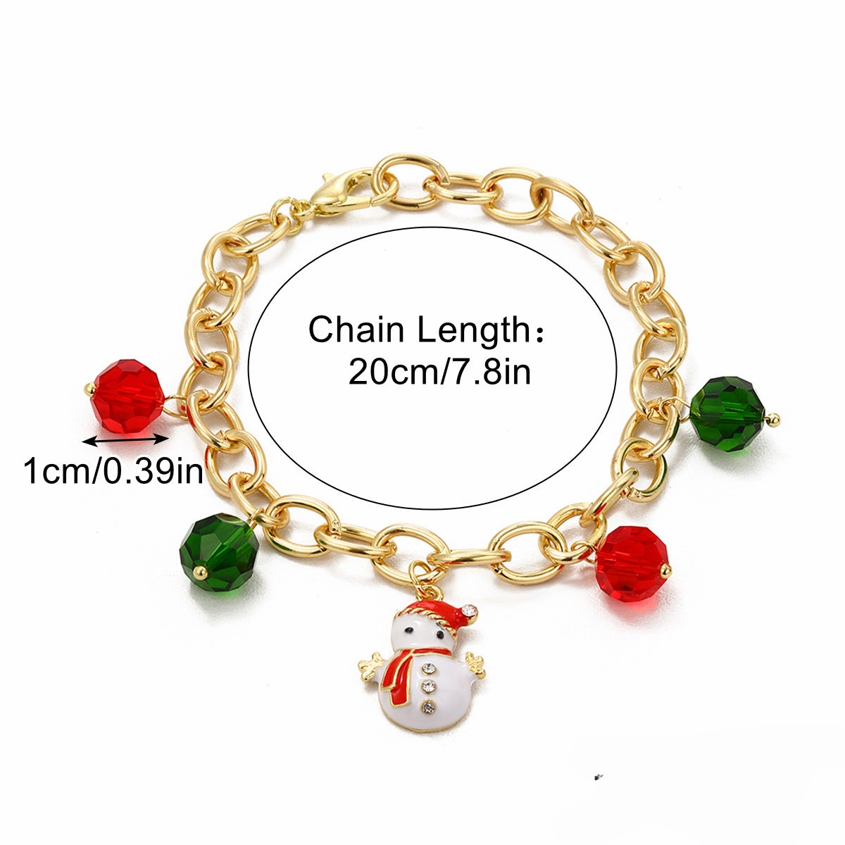Wholesale Christmas Crystal Alloy Bracelet