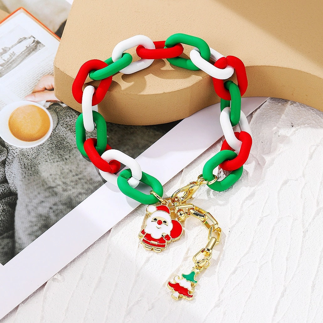 Wholesale Christmas Crystal Alloy Bracelet