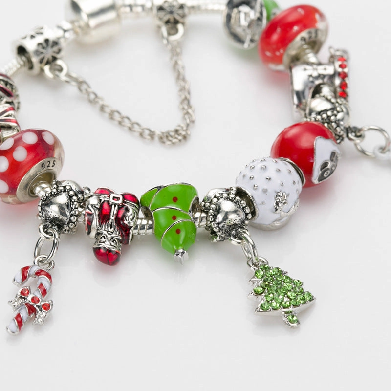 Wholesale Christmas DIY Beaded Crystal Bracelet