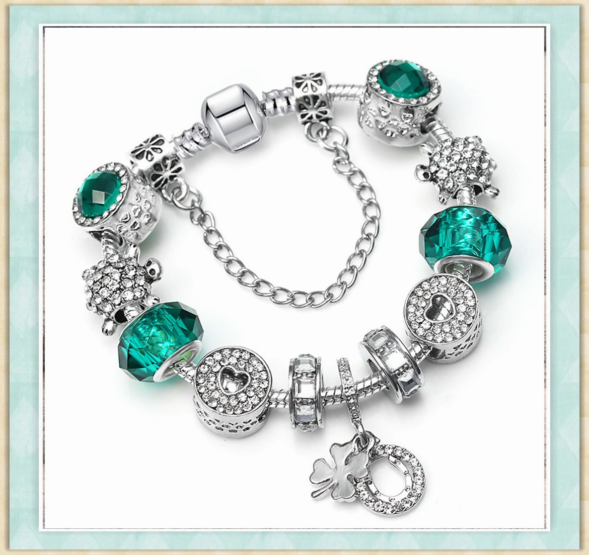 Wholesale Christmas DIY Beaded Crystal Bracelet