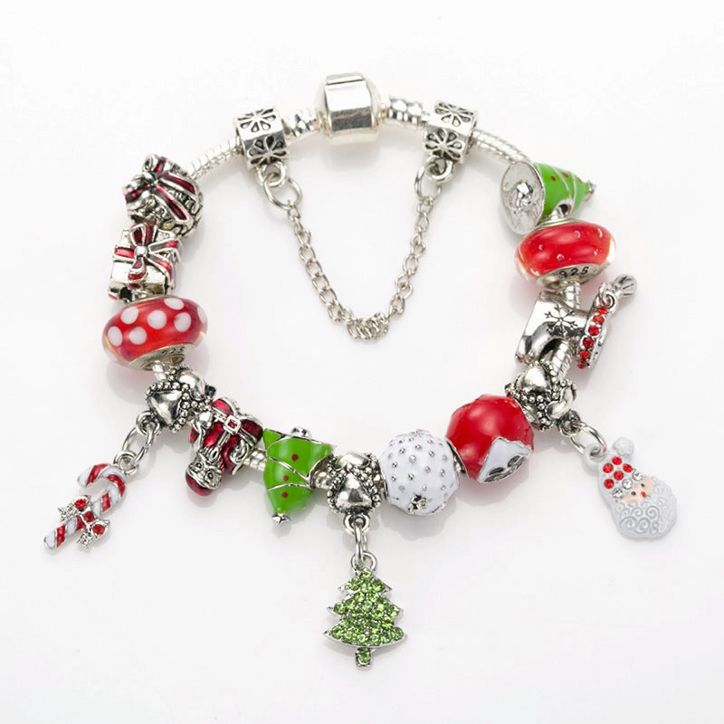 Wholesale Christmas DIY Beaded Crystal Bracelet
