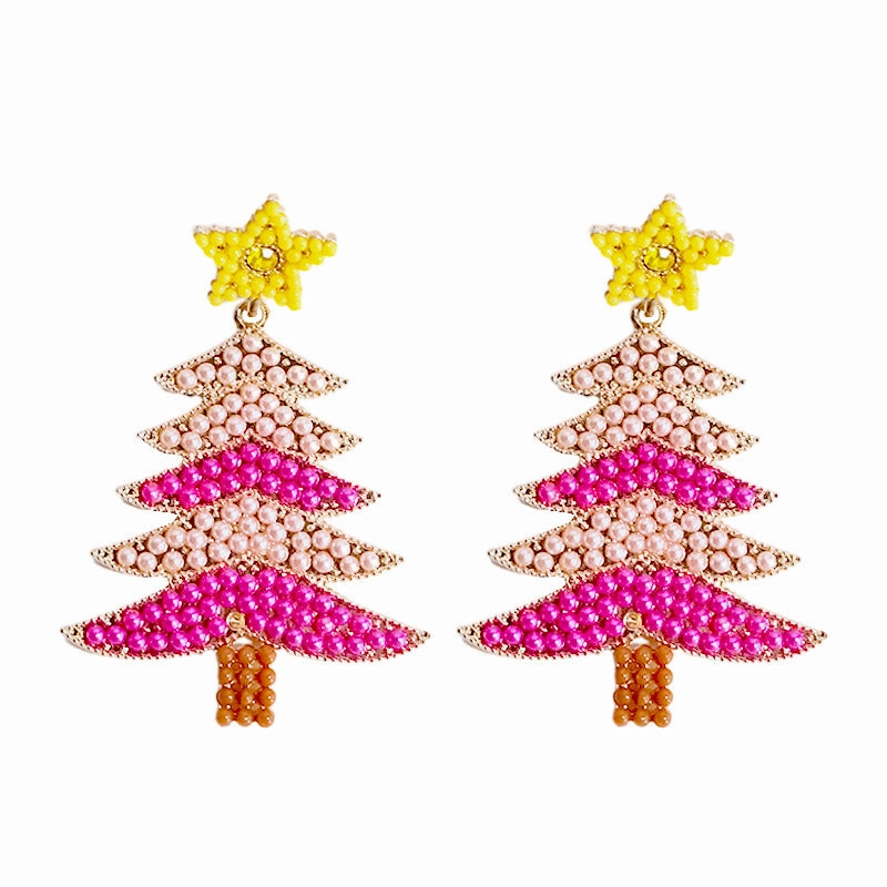Wholesale Christmas Earrings Christmas Tree Earrings