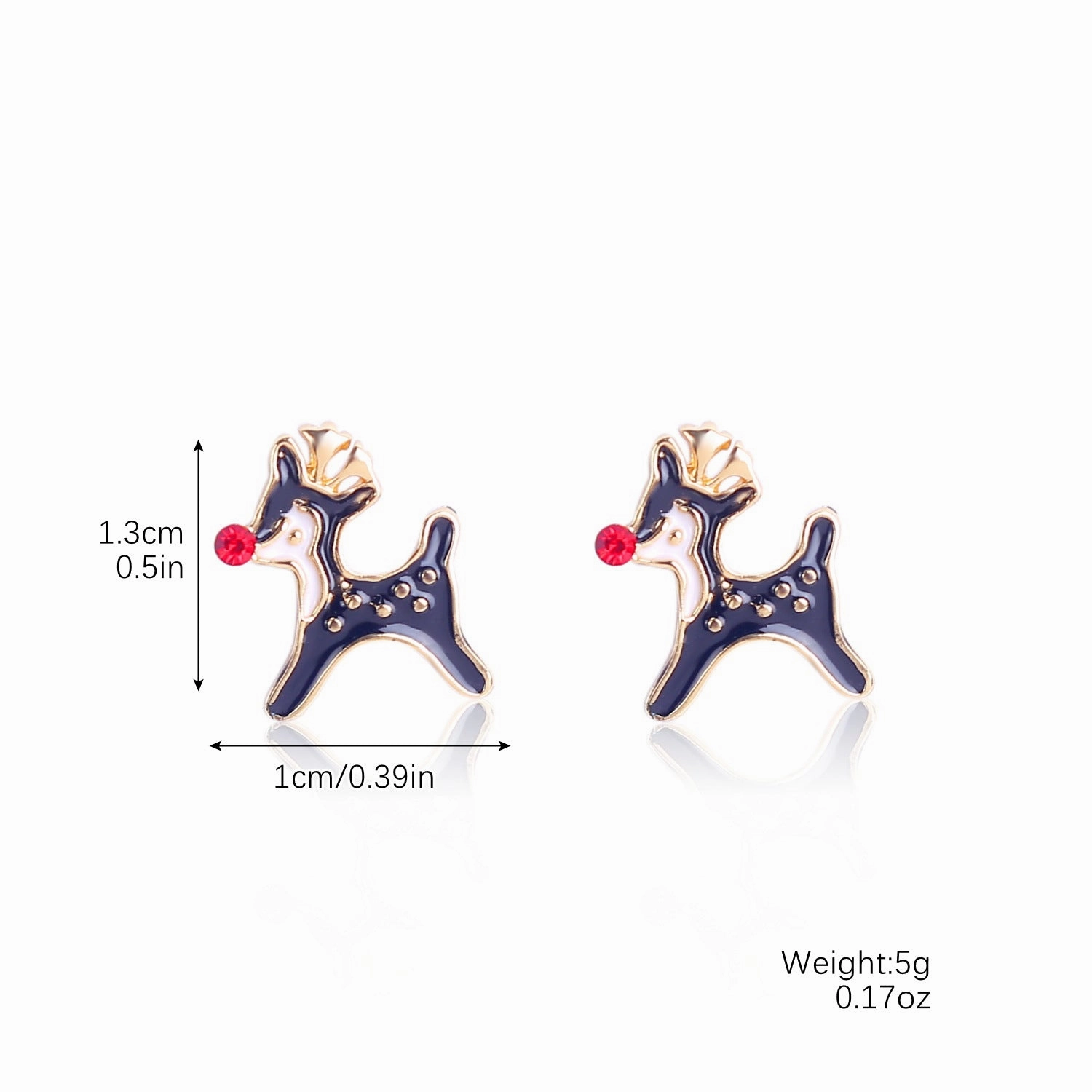 Wholesale Christmas Earrings Set with Diamond Snowflake Christmas Alloy Earrings