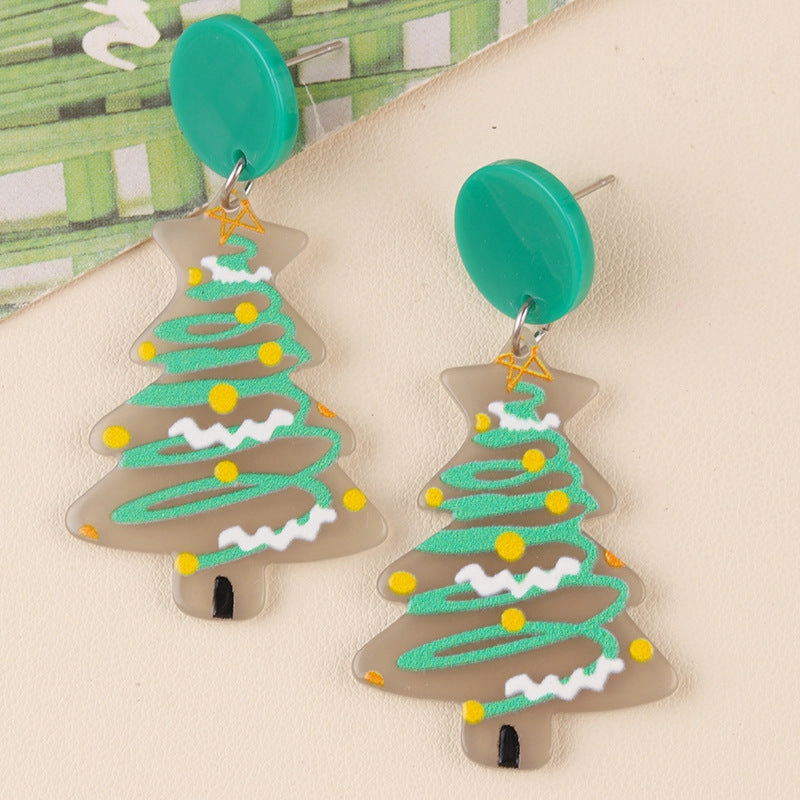 Wholesale Christmas Gift Socks Acrylic Earrings
