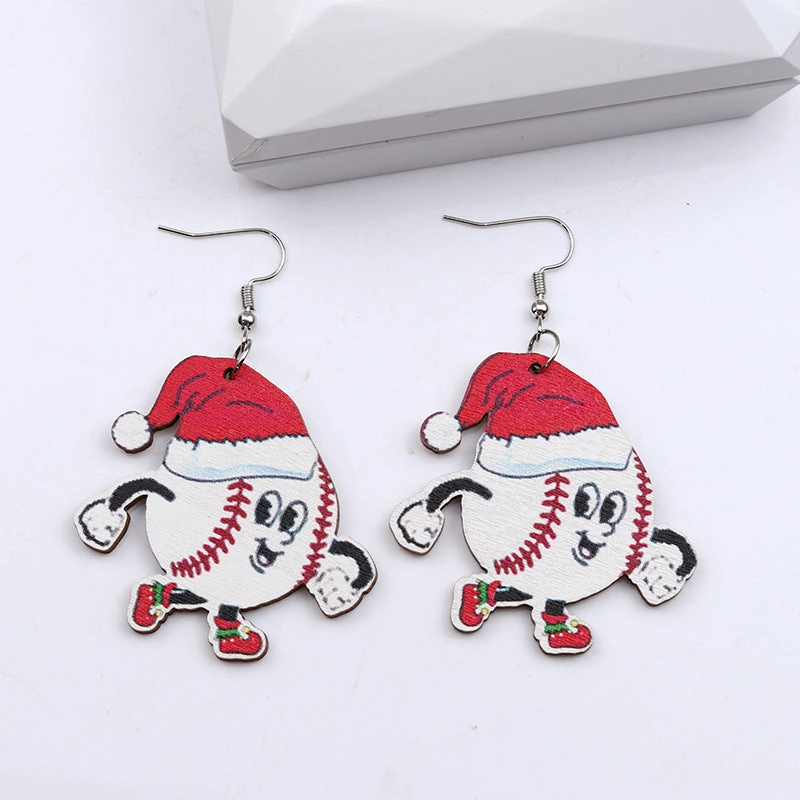 Wholesale Christmas LOVE Teardrop Earrings