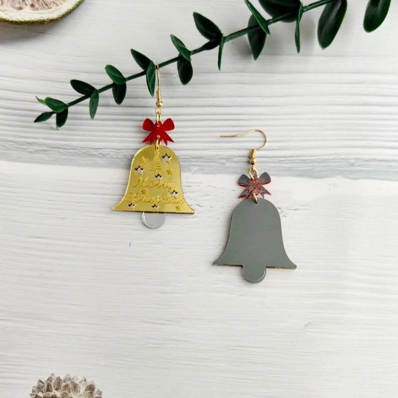 Wholesale Christmas Mirror Acrylic Sheet New Year Earrings