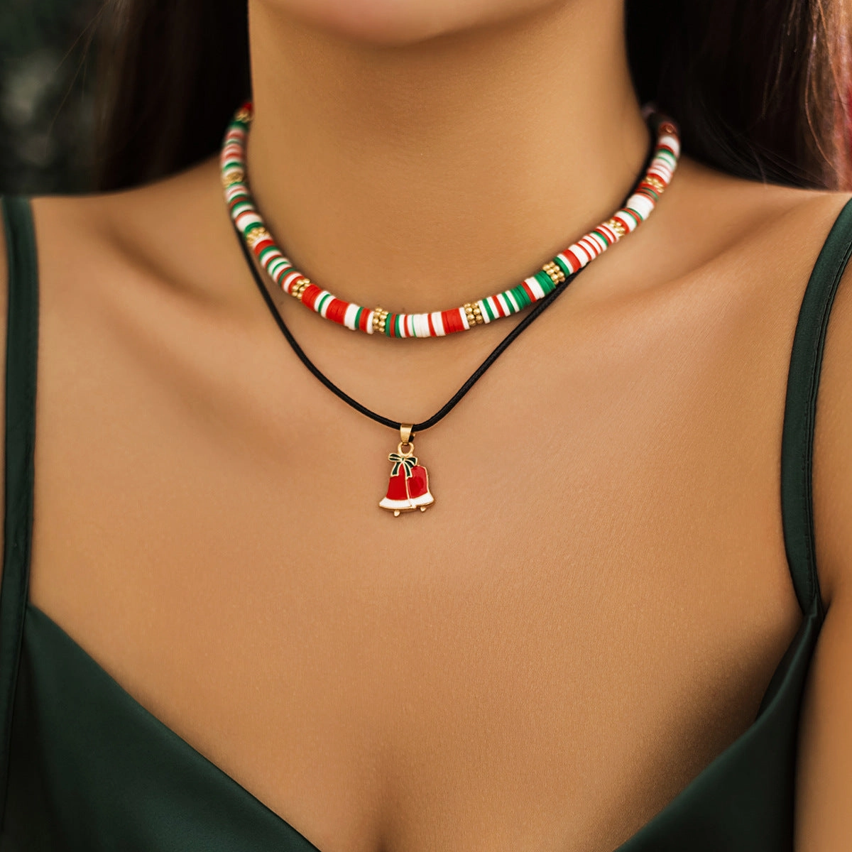 Wholesale Christmas Rice Bead Necklace