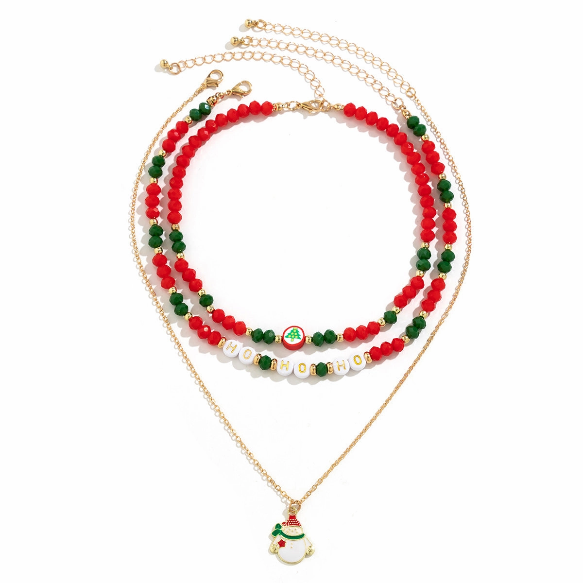 Wholesale Christmas Rice Bead Necklace