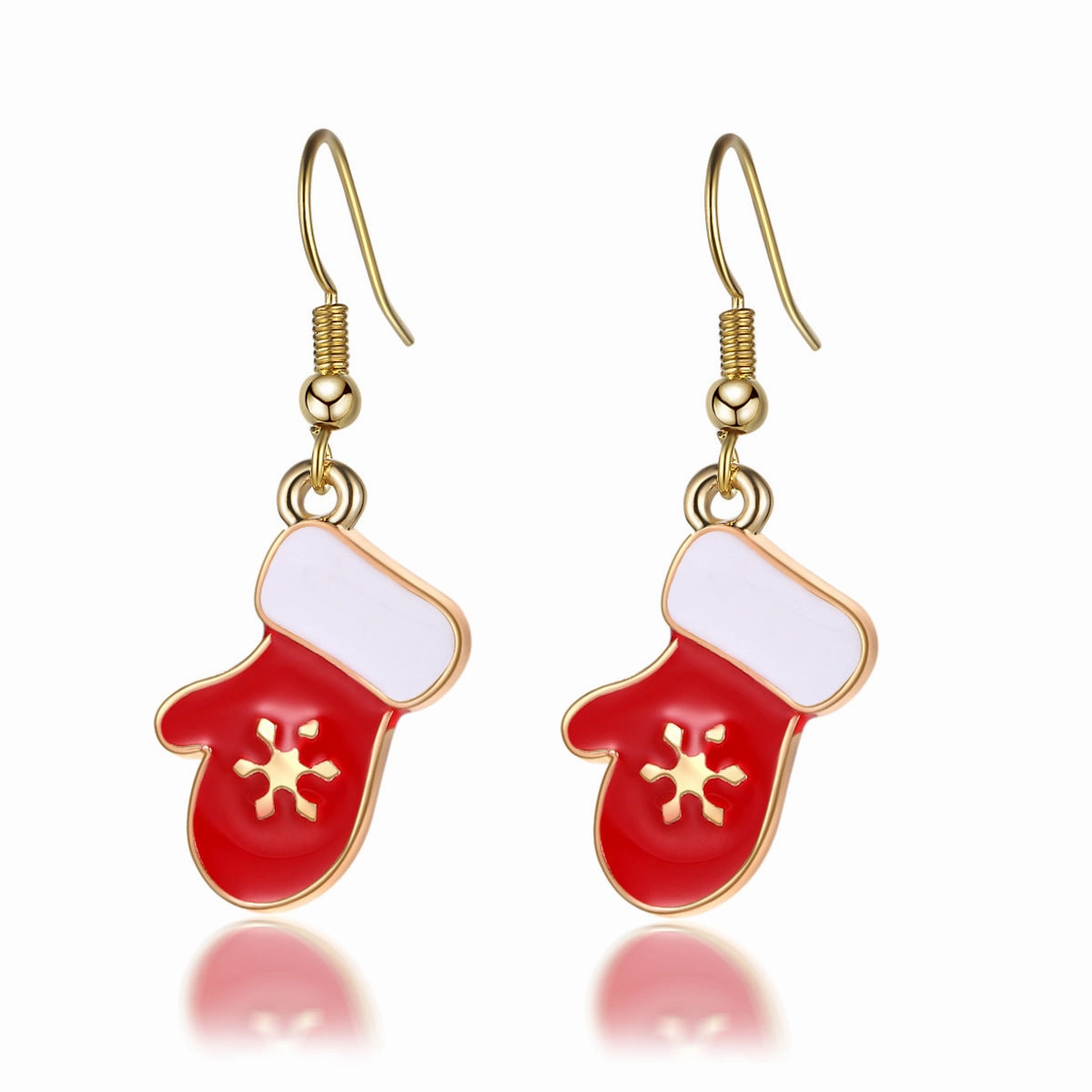 Wholesale Christmas Santa Claus Snowflake Christmas Tree Elk Earrings
