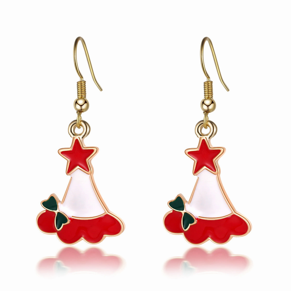 Wholesale Christmas Santa Elk Earrings