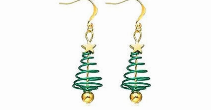Wholesale Christmas Santa Elk Earrings