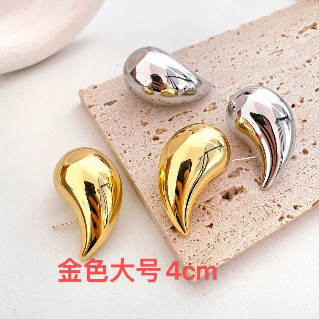 Wholesale Chubby Water Drop Acrylic Earrings