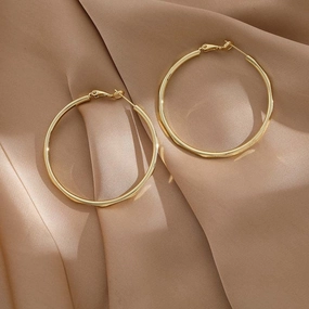 Wholesale Circle Copper Stud Earrings