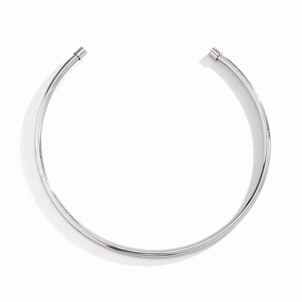 Wholesale Circular Collarbone Metal Choker Necklaces