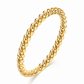 Wholesale Circular Three Color Splicing Titanium Steel Rings