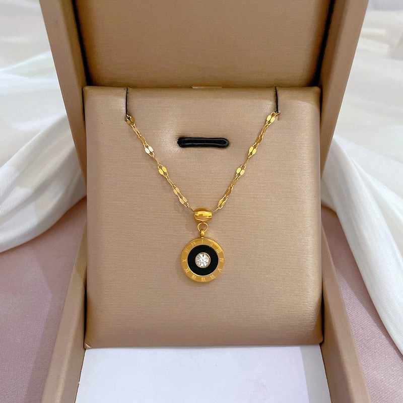 Wholesale Clavicle Titanium Steel Necklaces