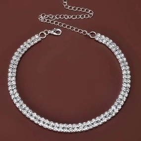 Wholesale Claw Chain Rhinestone Bacelet Big Earring Set Combination