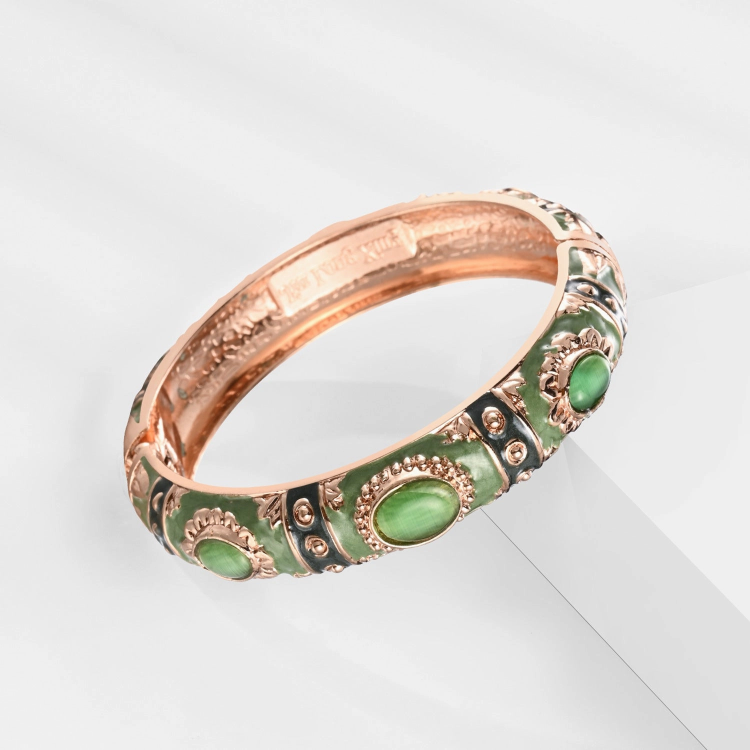 Wholesale Cloisonne Opening Opal Alloy Bracelet