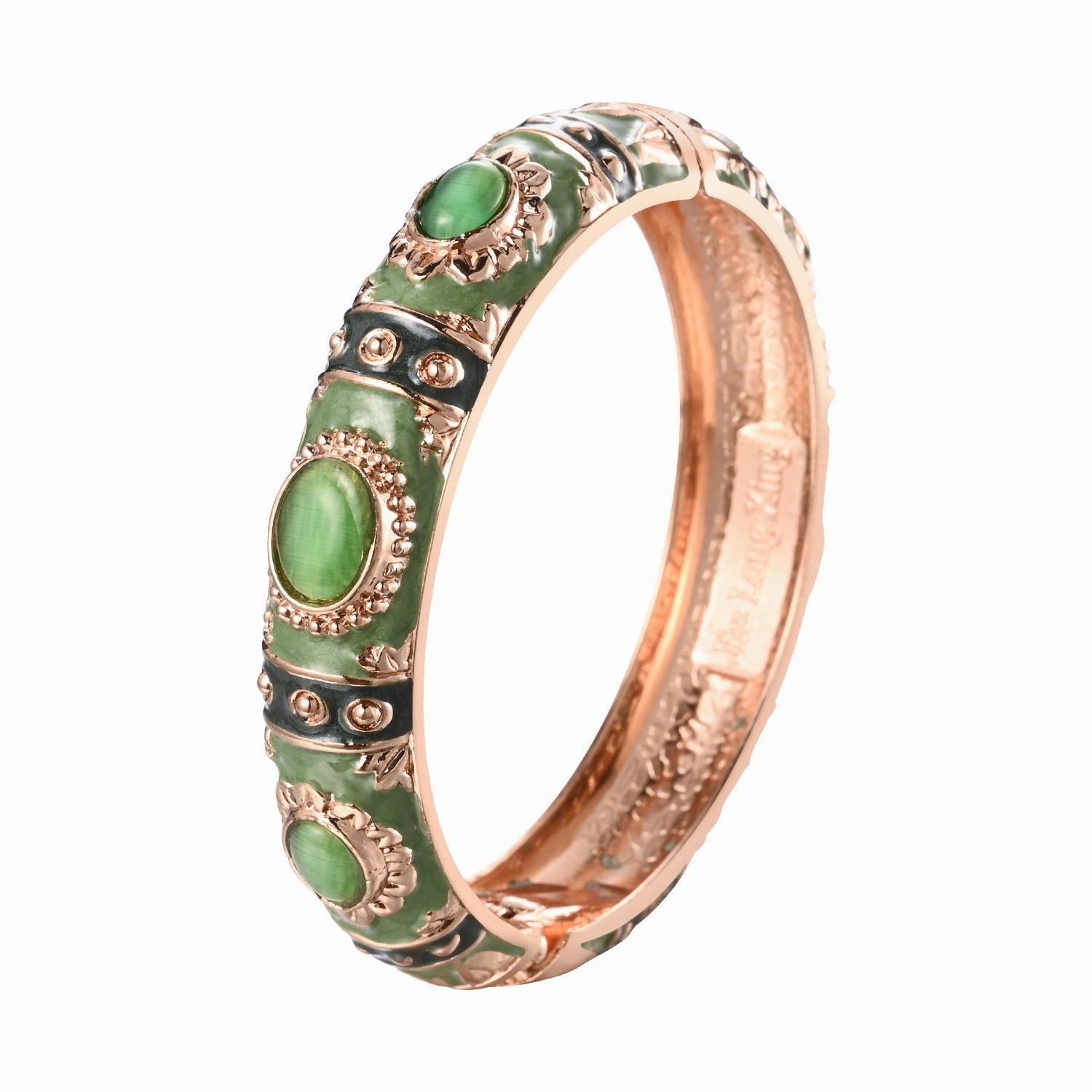 Wholesale Cloisonne Opening Opal Alloy Bracelet