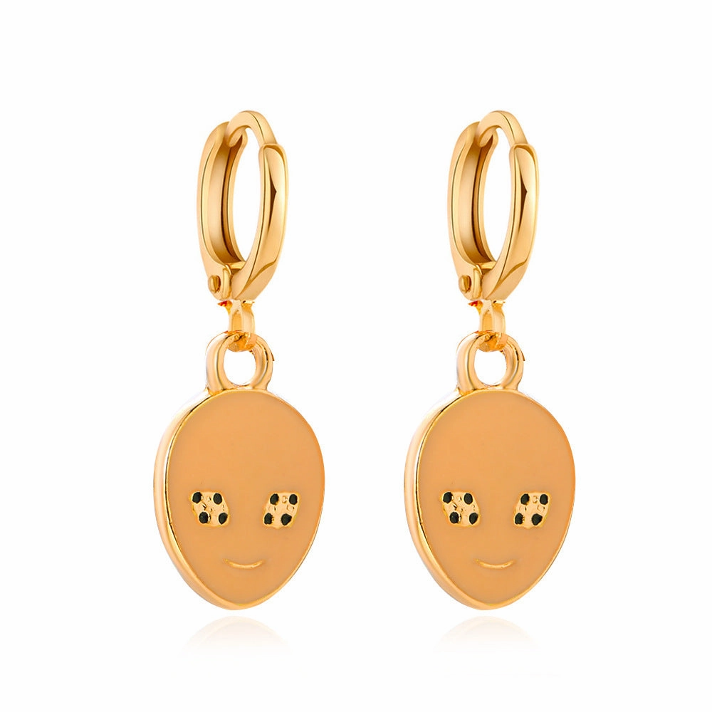 Wholesale Color Alien Alloy Earrings