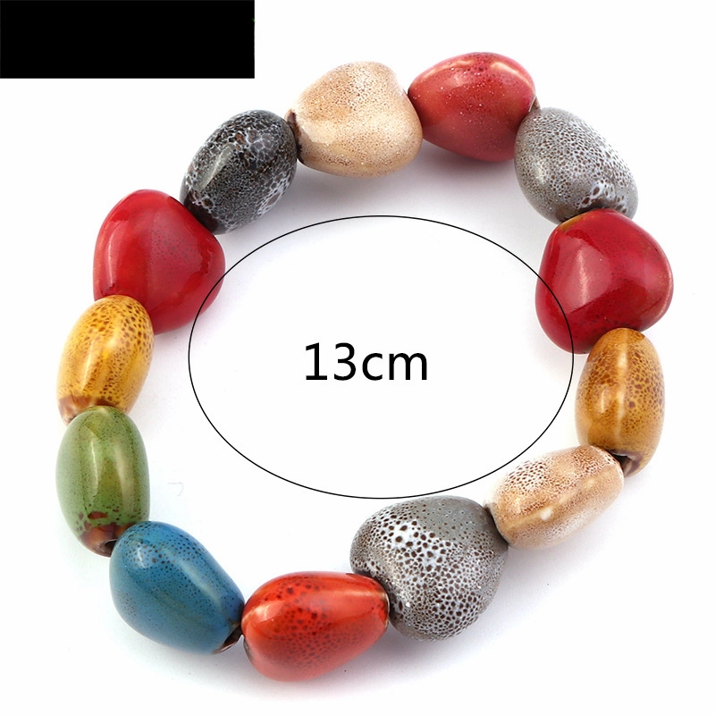 Wholesale Color Ceramic Bracelet Heart Irregular Bracelet