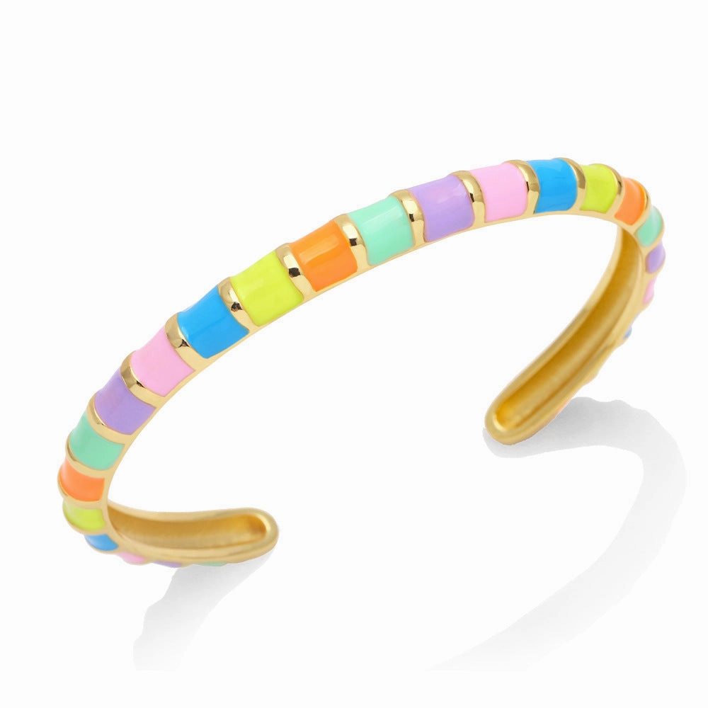 Wholesale Color Drip Oil Boho Bracelet