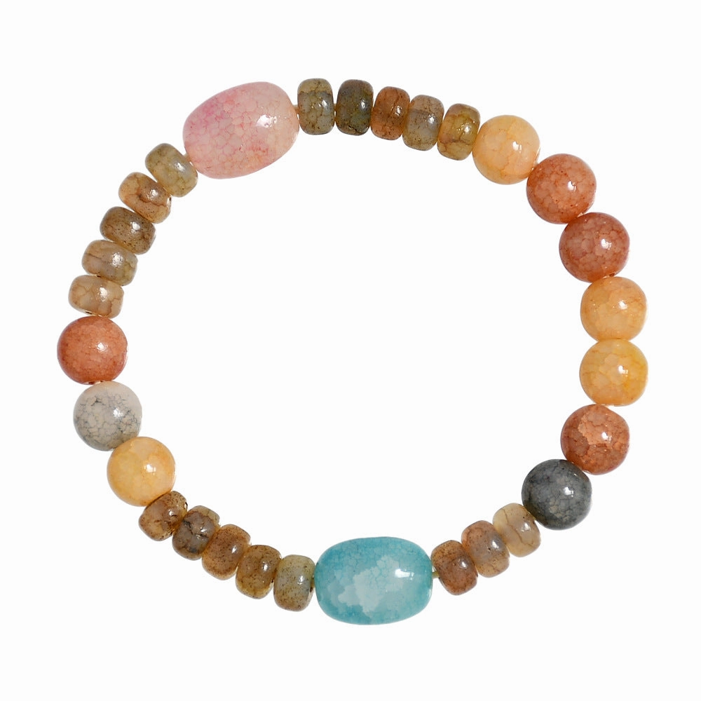 Wholesale Color Popped Stone Crystal Beads Bracelet