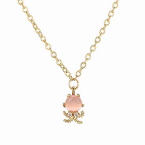 Wholesale Color Zircon Ocean Series Pendant Copper Necklace