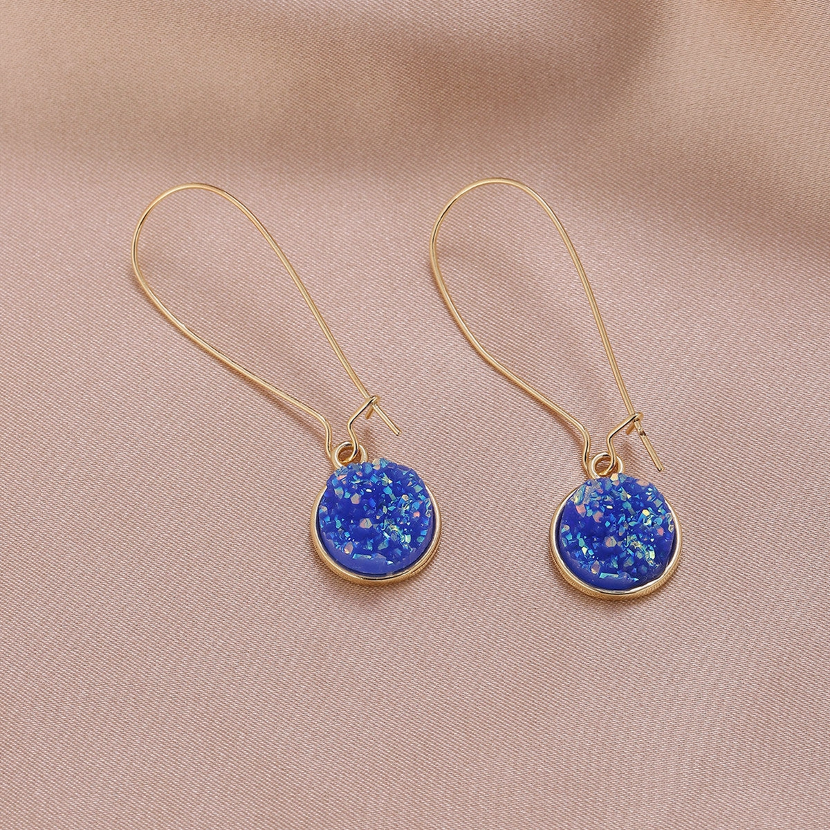 Wholesale Colored Baby's Breath Plastic Earrings