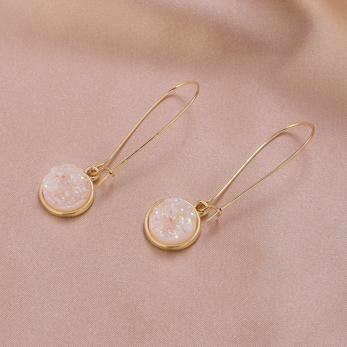 Wholesale Colored Baby's Breath Plastic Earrings