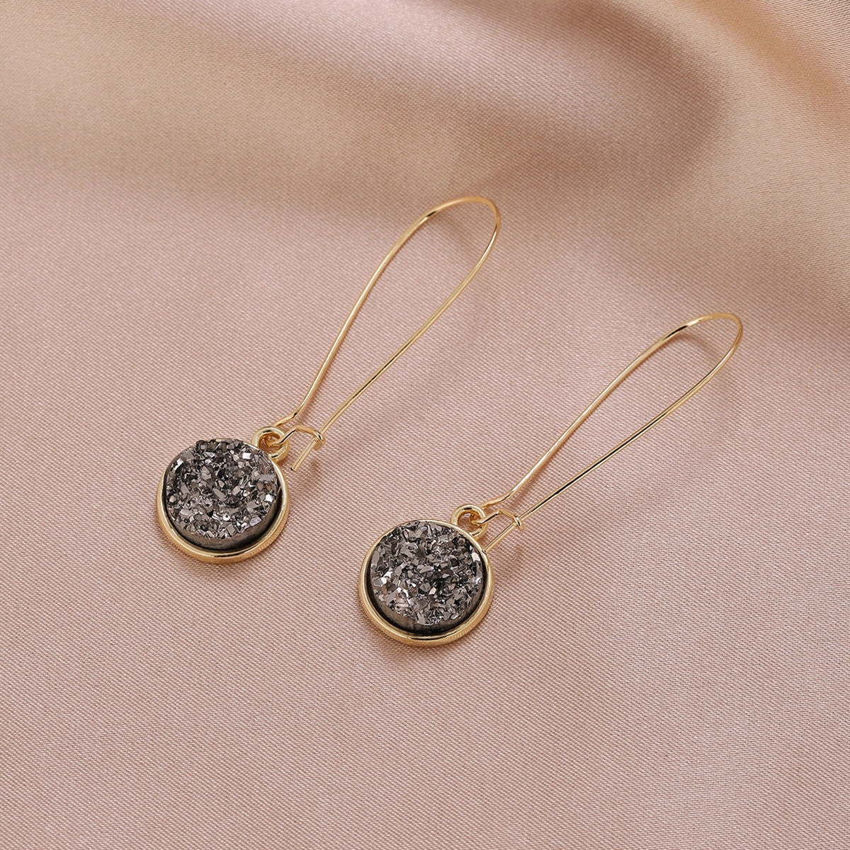Wholesale Colored Baby's Breath Plastic Earrings