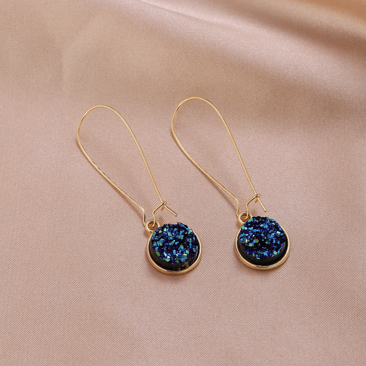 Wholesale Colored Baby's Breath Plastic Earrings
