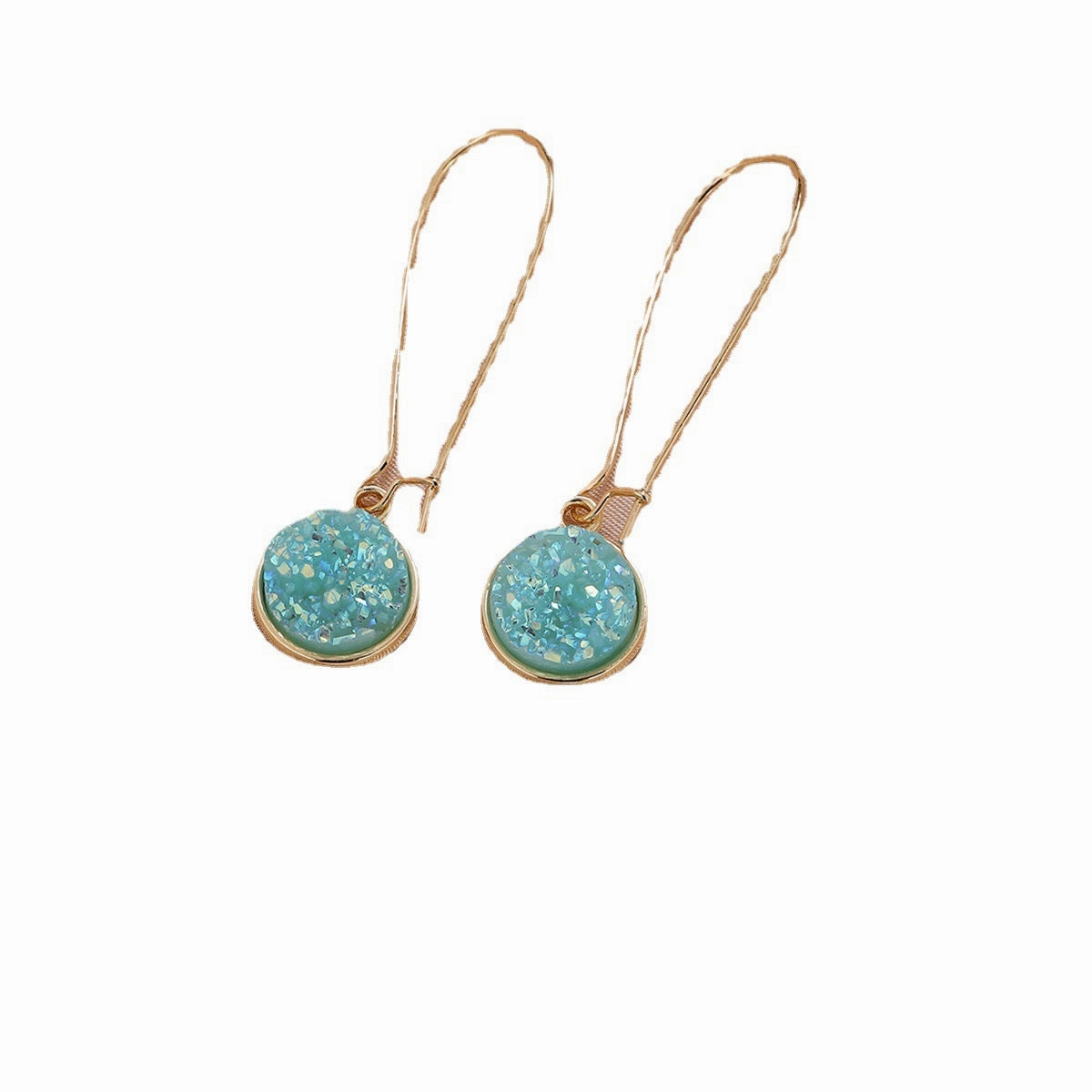Wholesale Colored Baby's Breath Plastic Earrings