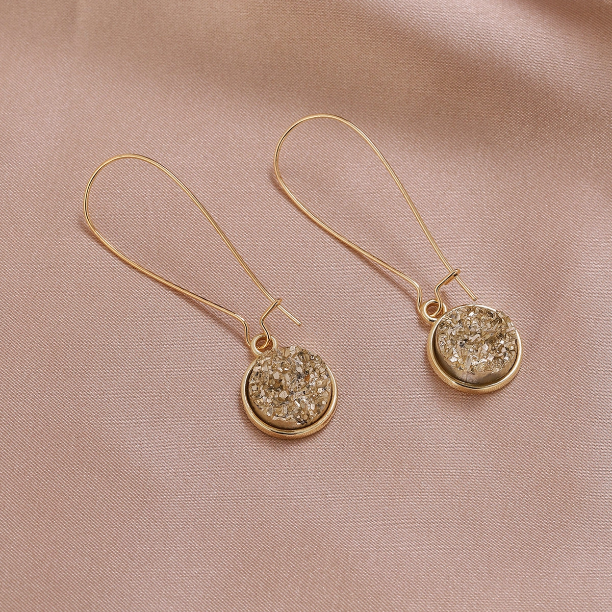 Wholesale Colored Baby's Breath Plastic Earrings