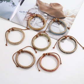 Wholesale Colored Twine Vintage Cotton Bracelet
