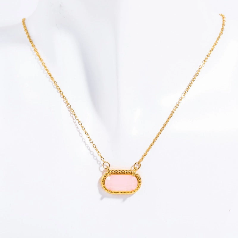 Wholesale Colored Zircon Copper Necklaces