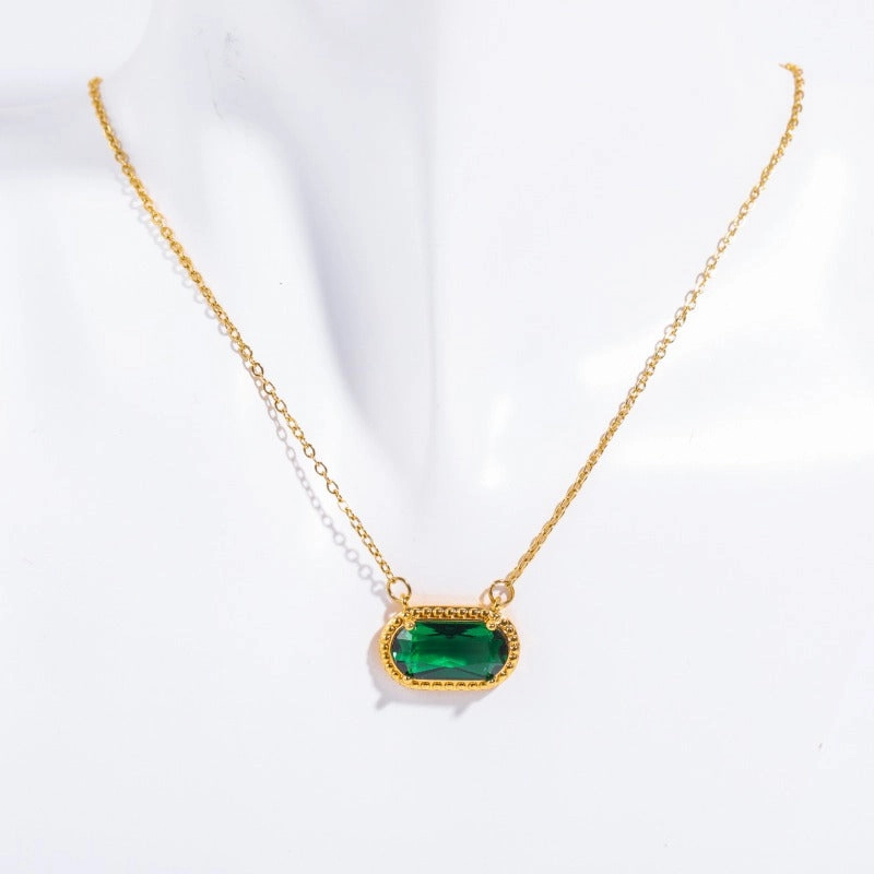 Wholesale Colored Zircon Copper Necklaces
