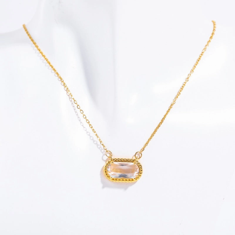 Wholesale Colored Zircon Copper Necklaces