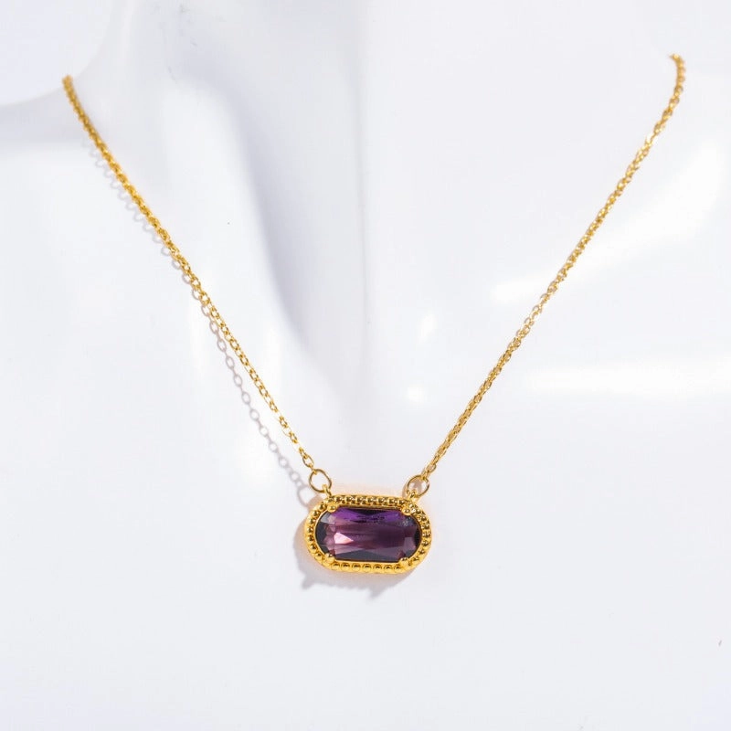 Wholesale Colored Zircon Copper Necklaces