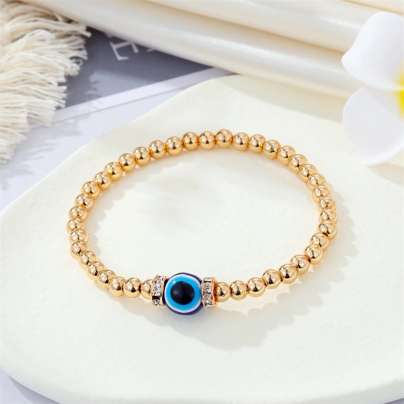 Wholesale Colorful Acrylic Bead Devil Eye Resin Bracelet