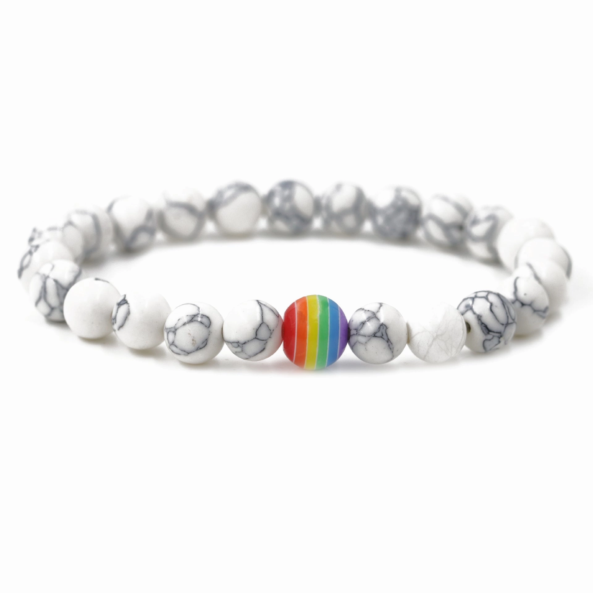 Wholesale Colorful Beaded Alloy Bracelet